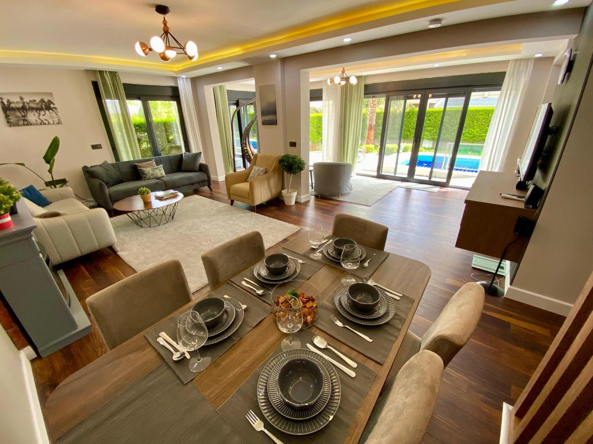 Villa Annabell1 With Swimming Pool And Jacuzzi, 3 Floors Belek Zewnętrze zdjęcie