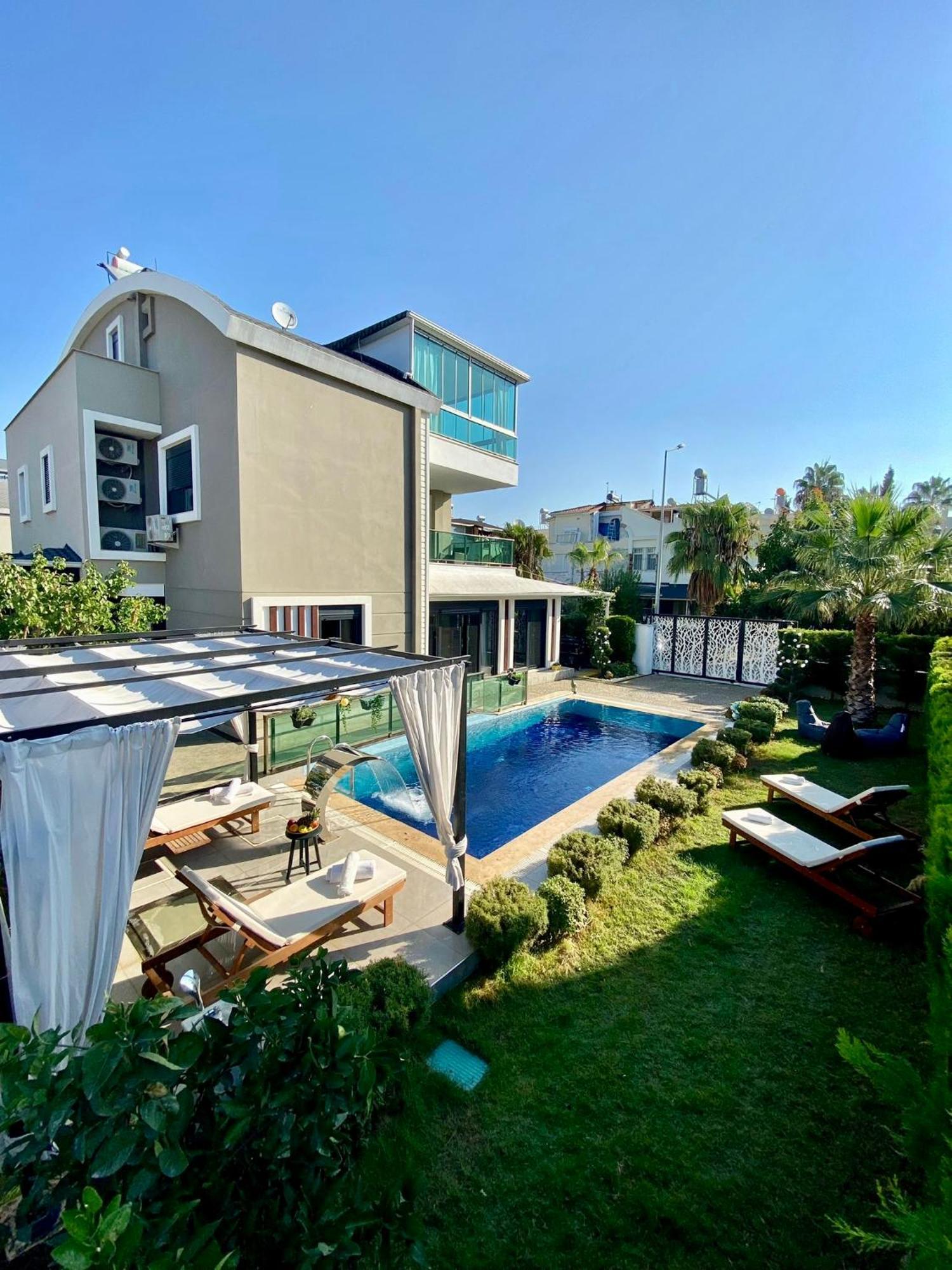 Villa Annabell1 With Swimming Pool And Jacuzzi, 3 Floors Belek Zewnętrze zdjęcie